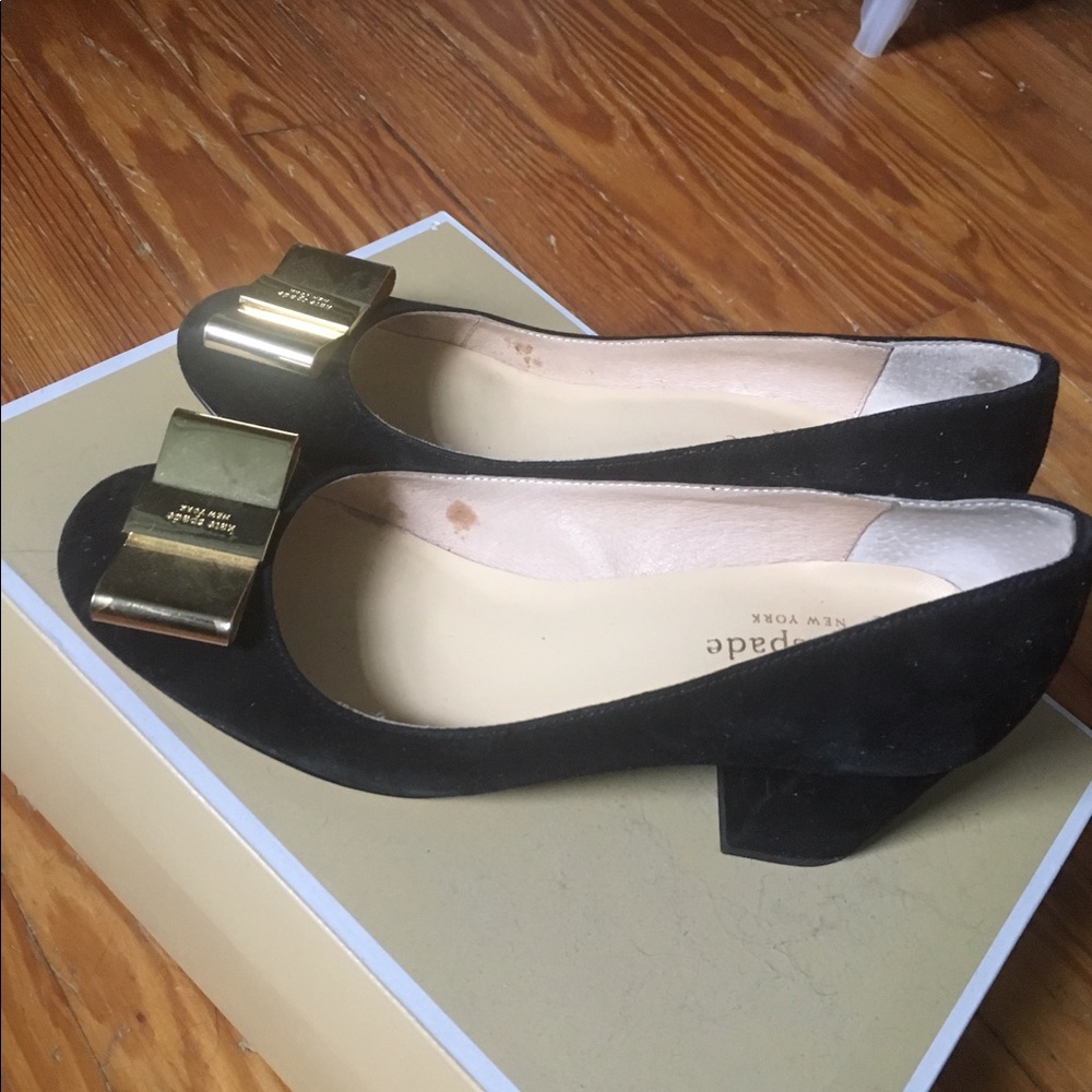 Kate spade medium heel suede